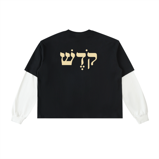 “HOLINESS” Doubled Layered Long Sleeve